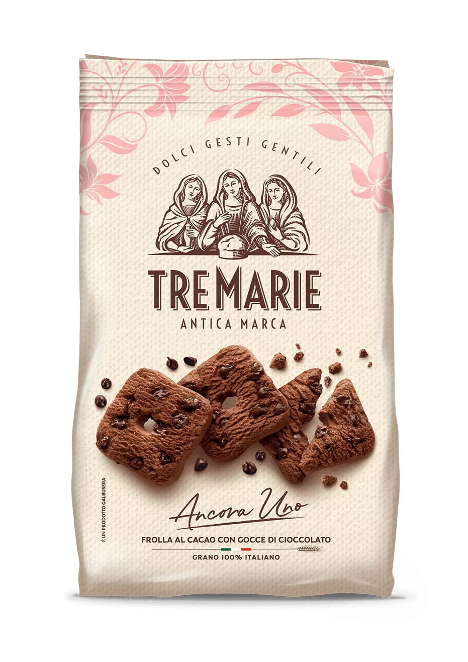 Tre Marie AncoraUno FROLLA AL. CACAO CON GOCCE DI CIOCCOLATO