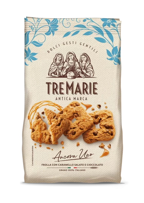 Tre Marie AncoraUno – Biscotto Caramello e Cioccolato